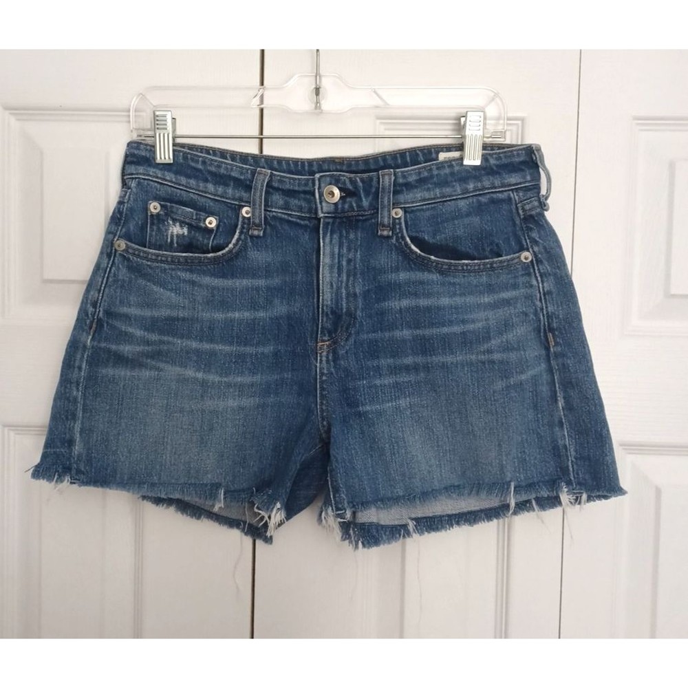 Rag & Bone Dre Low-Rise jean shorts Clean Peony 26